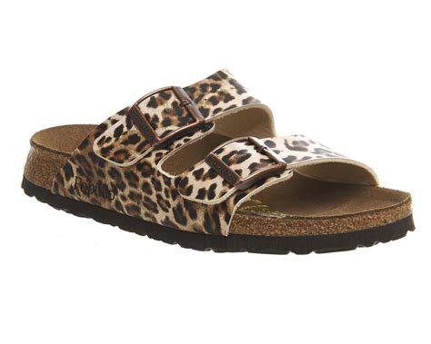 birkenstock leopard print sandals